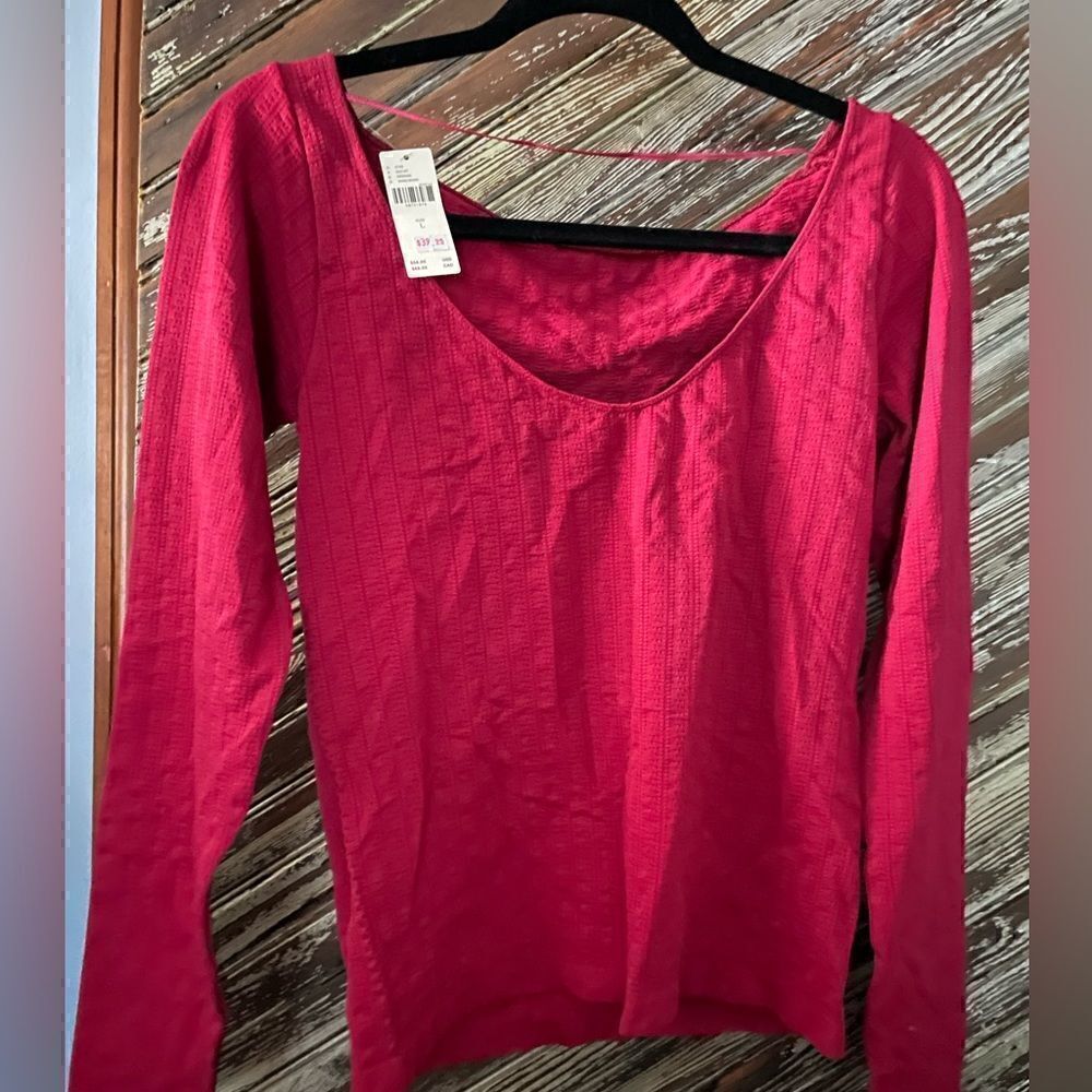 Anthropologie long sleeve stretch top NWT - Picture 2 of 4